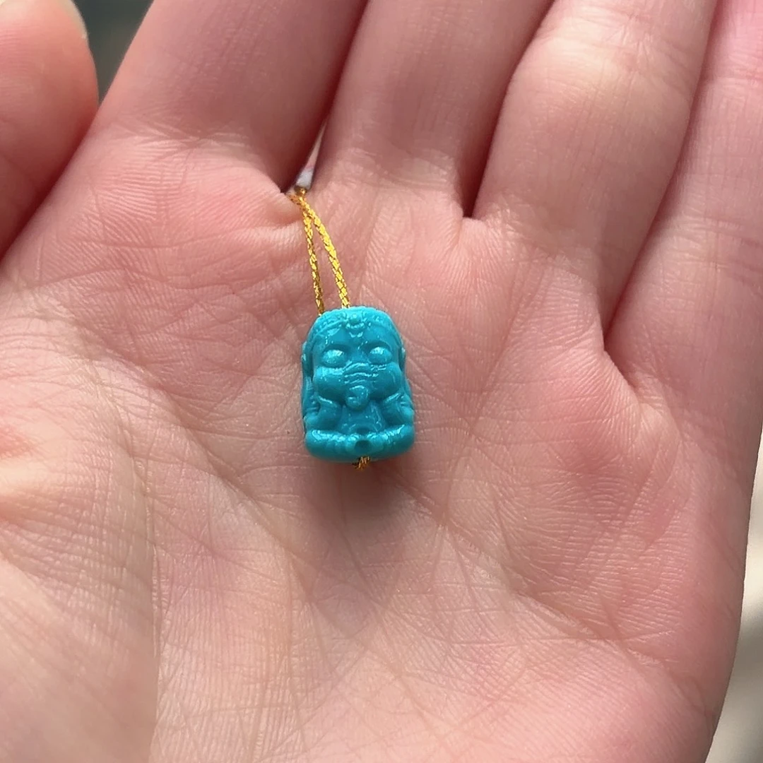 绿松石未镶嵌颈饰