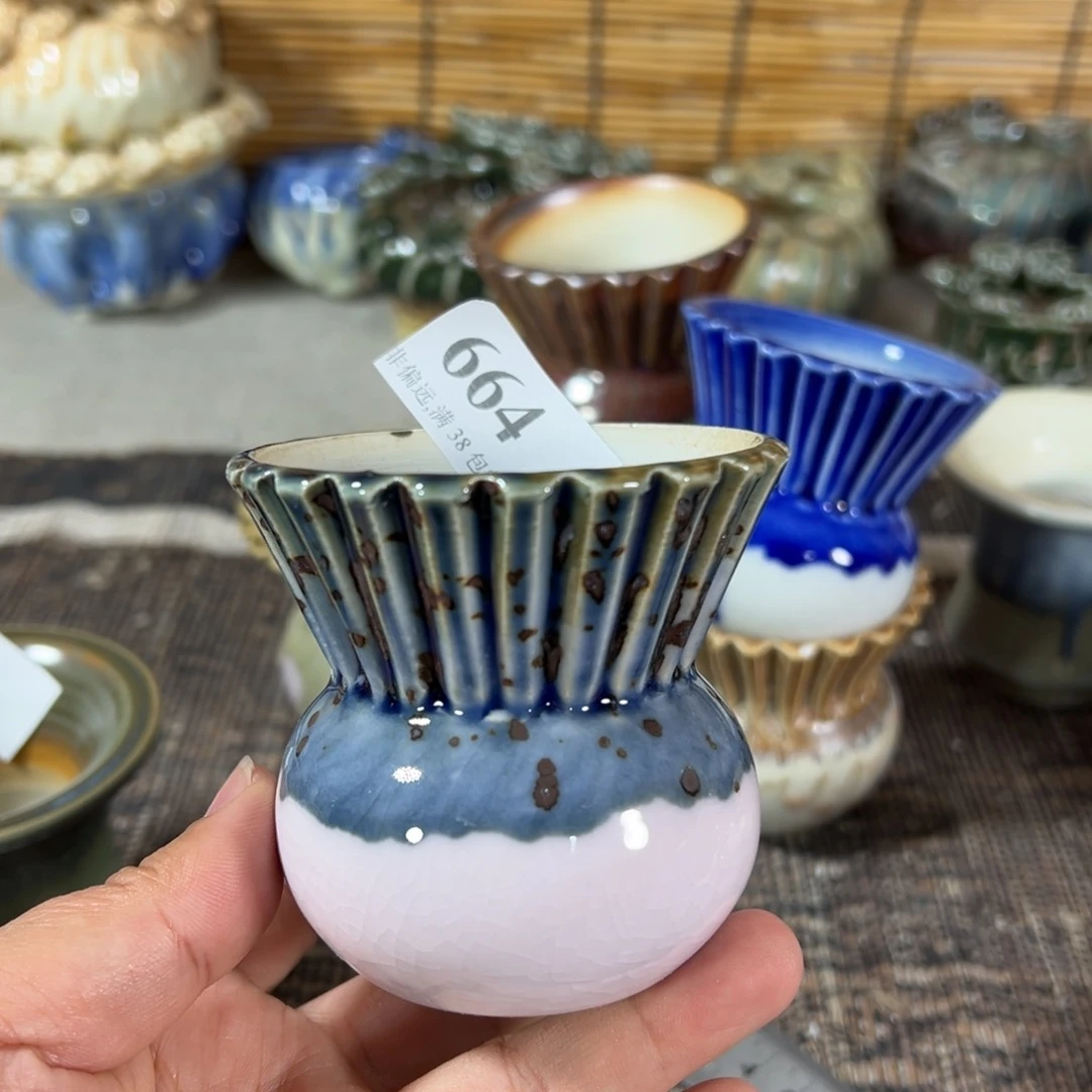 陶瓷景德镇手工花盆口6