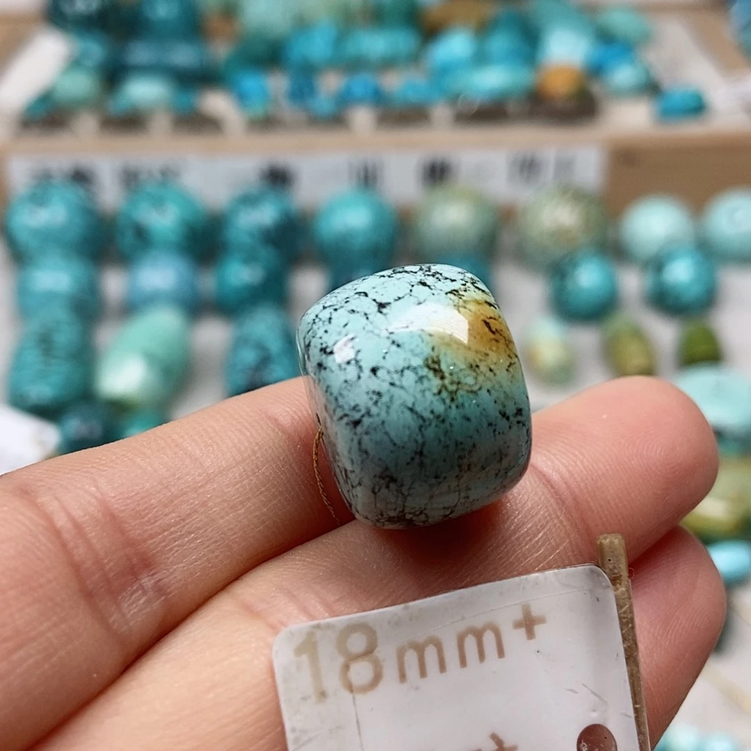 未镶嵌绿松石珠宝半成品