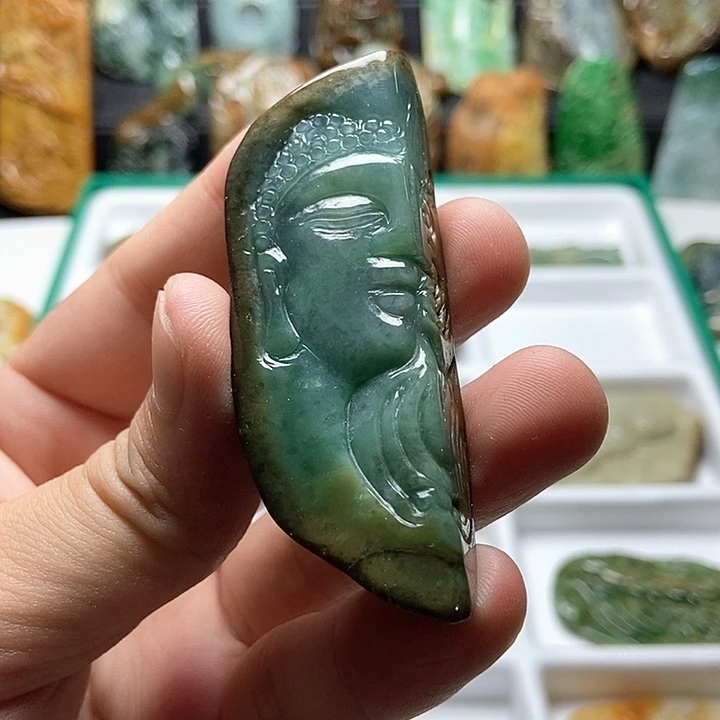 翡翠未镶嵌颈饰翡翠a货
