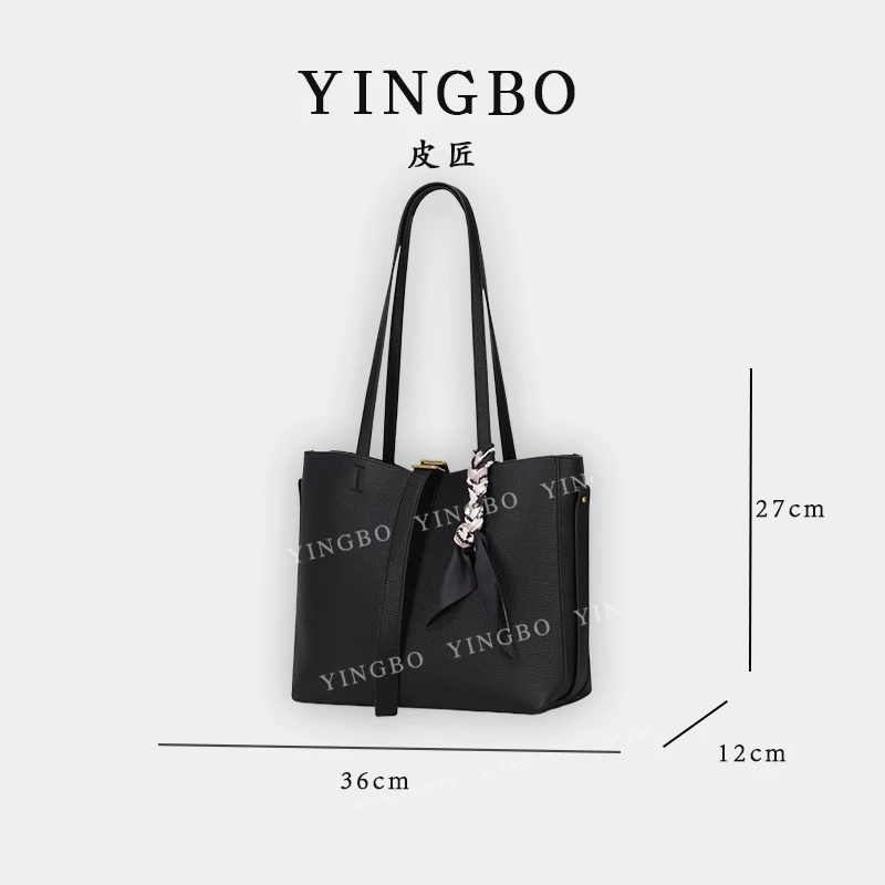 【英柏甄选】GQ-8770-黑色 然与纯小众设计感时尚单肩包百搭女包