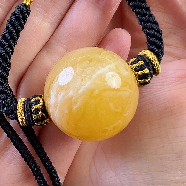 蜜蜡颈饰未镶嵌蜜蜡