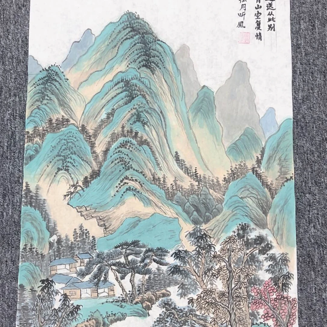 国画绘画作品多次参加