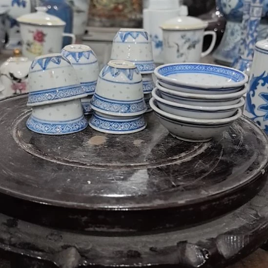 清***浅盖碗当代景德镇陶瓷工艺品