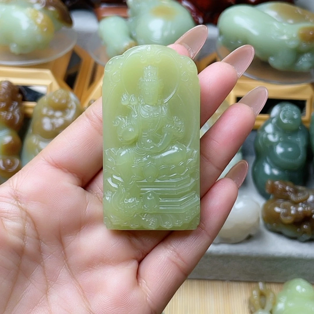 【闪购商品】未镶嵌和田玉挂件?***果