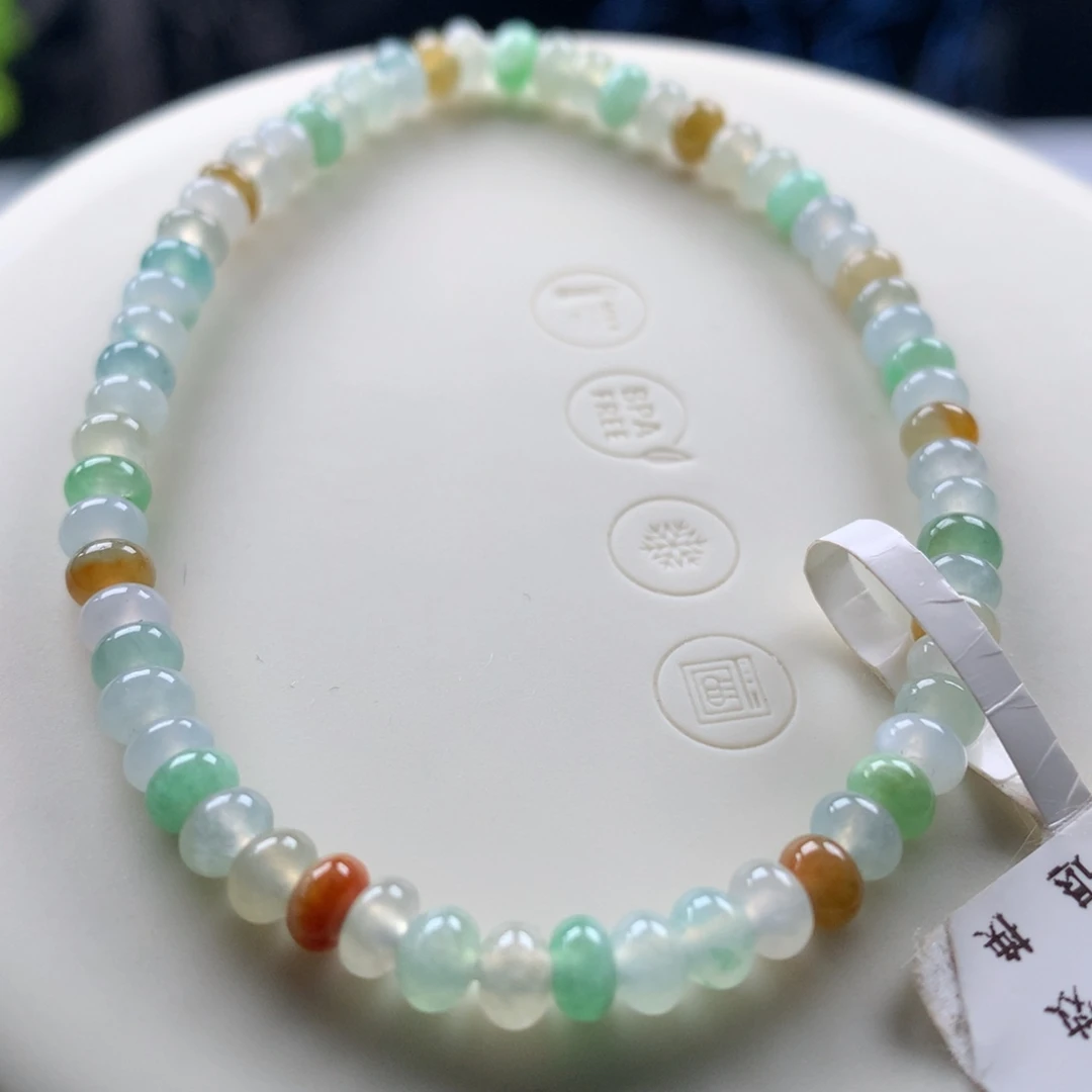 翡翠未镶嵌手链卡4