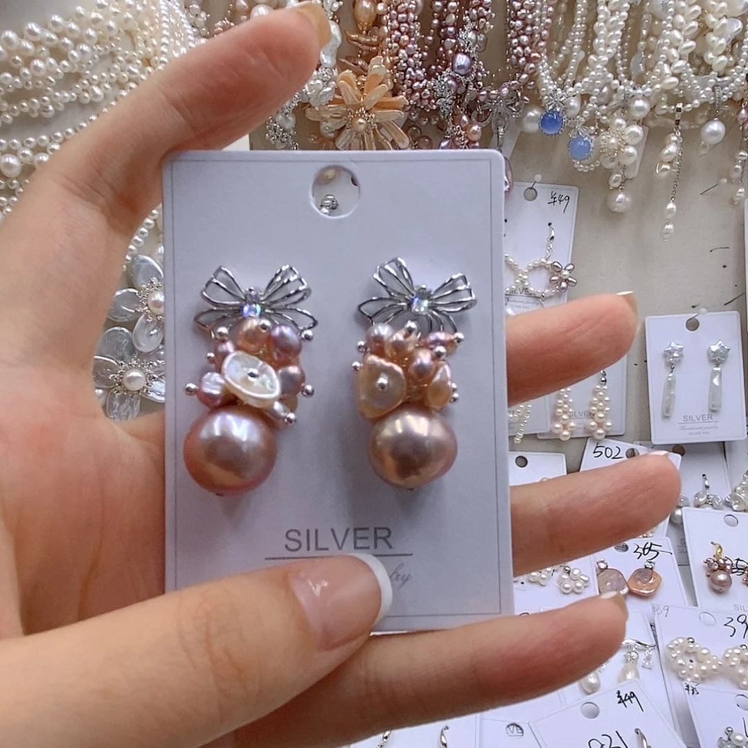 颈饰银S925镶嵌淡水珍珠安****粥