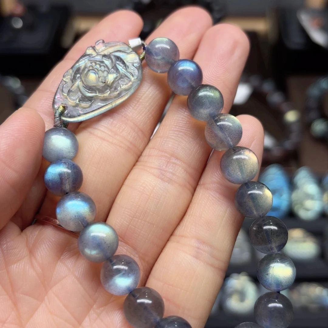 未镶嵌手链长石9.2左右