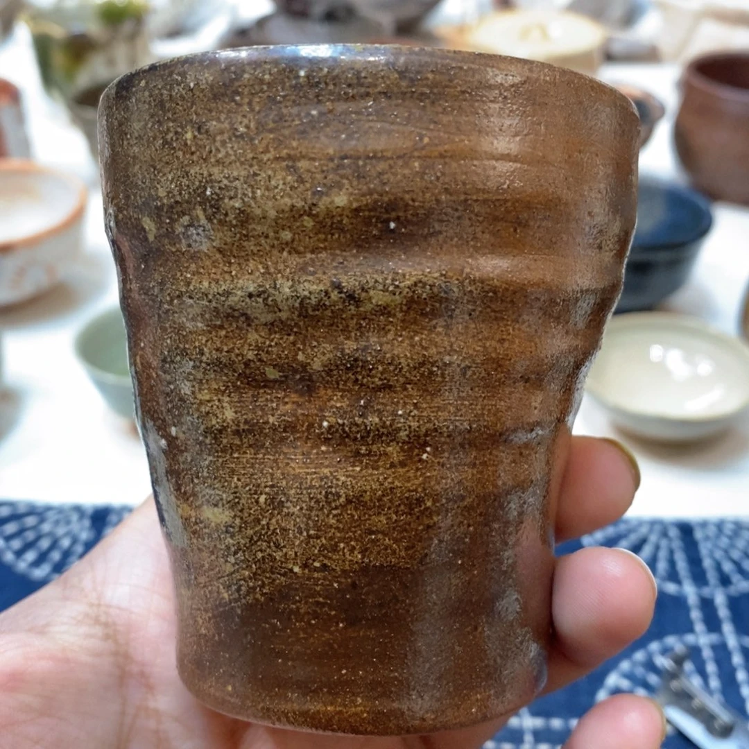 柴烧侘寂粗陶茶具