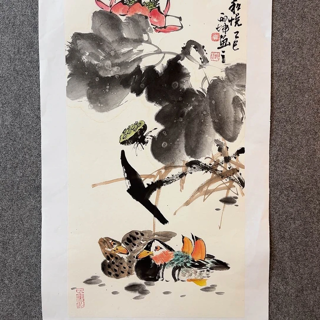 国画邢坤老师手绘作品