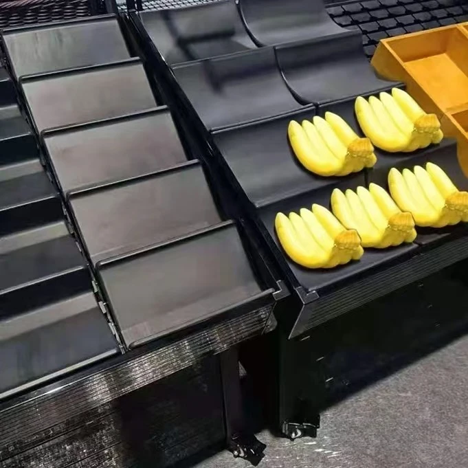 水果架陈列道具，四连体，五连体，阶梯货架