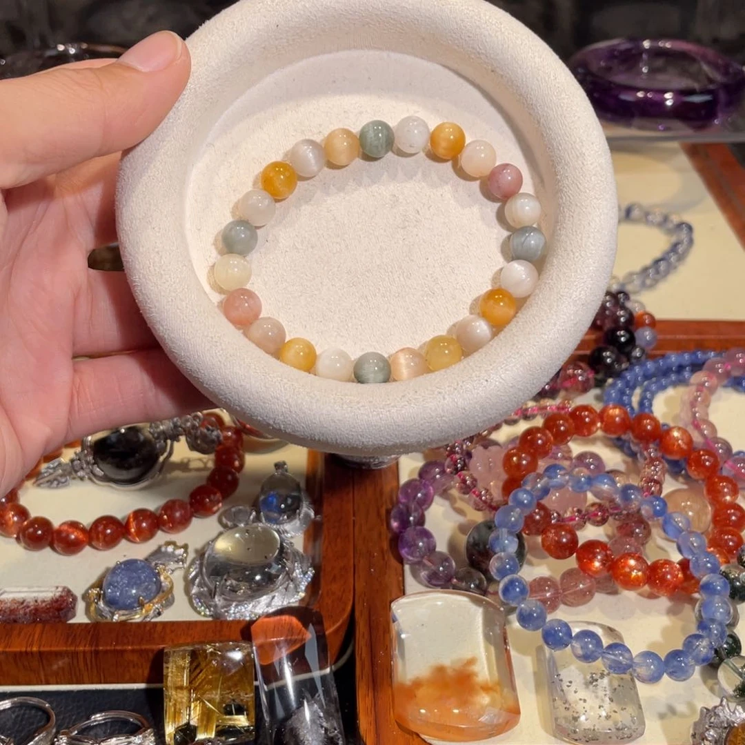 未镶嵌手链水晶8mm