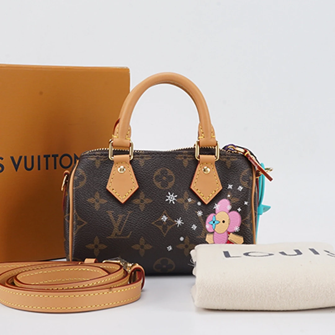 未使用 LouisVuitton/路易威登 【总仓】speedy nano圣诞限量款
