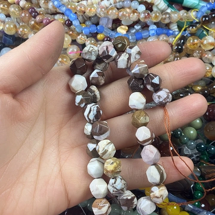 查罗石散珠合金卡10切面一条