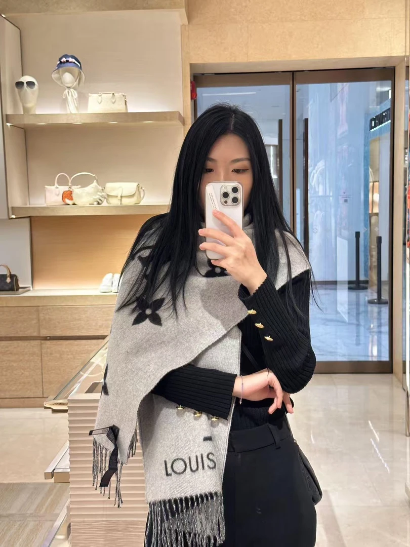 【芯片款】非市面流通版本100%纯山羊绒高端围巾