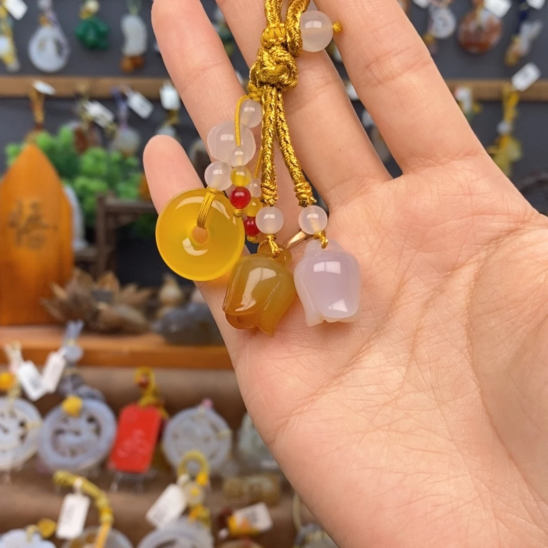 玛瑙/玉髓车挂未镶嵌666666