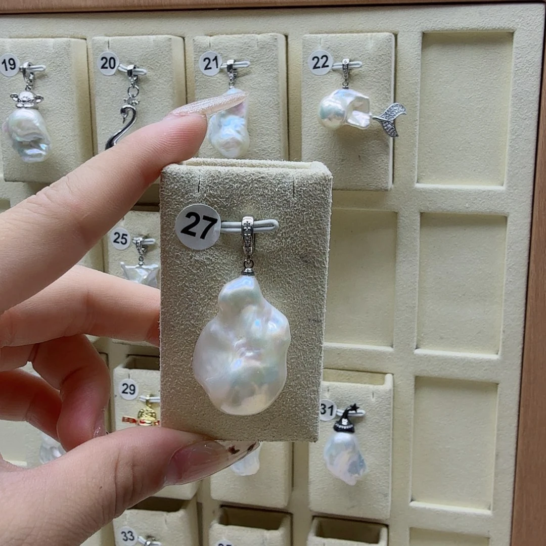 项链淡水珍珠合金