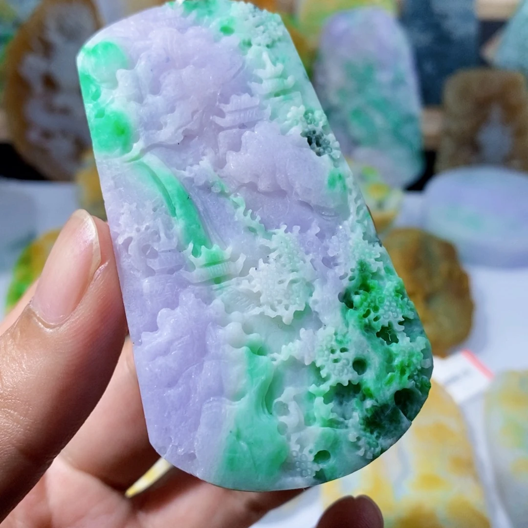 定制翡翠未镶嵌天然翡翠A货