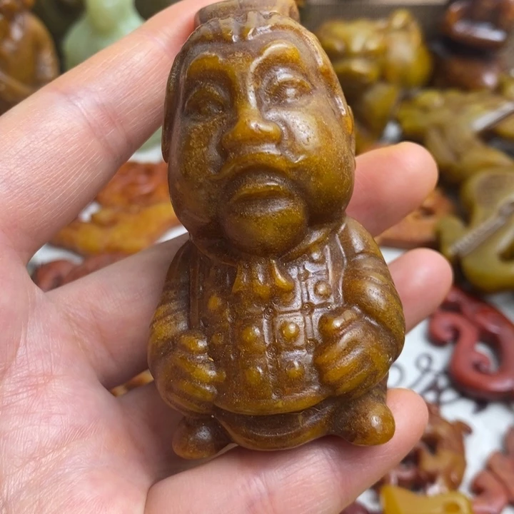未镶嵌蛇纹石玉颈饰28