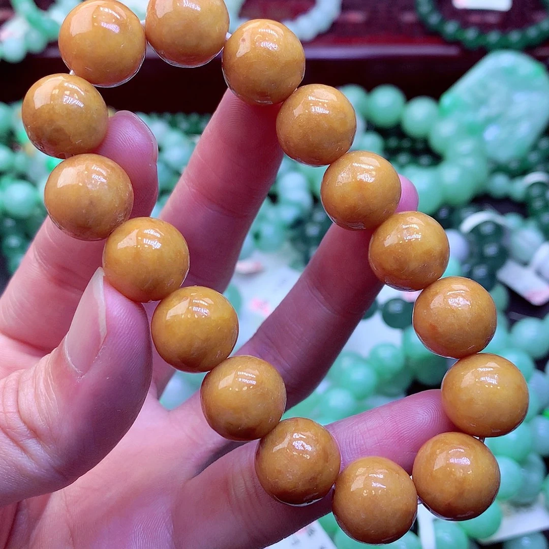 翡翠未镶嵌毛衣链