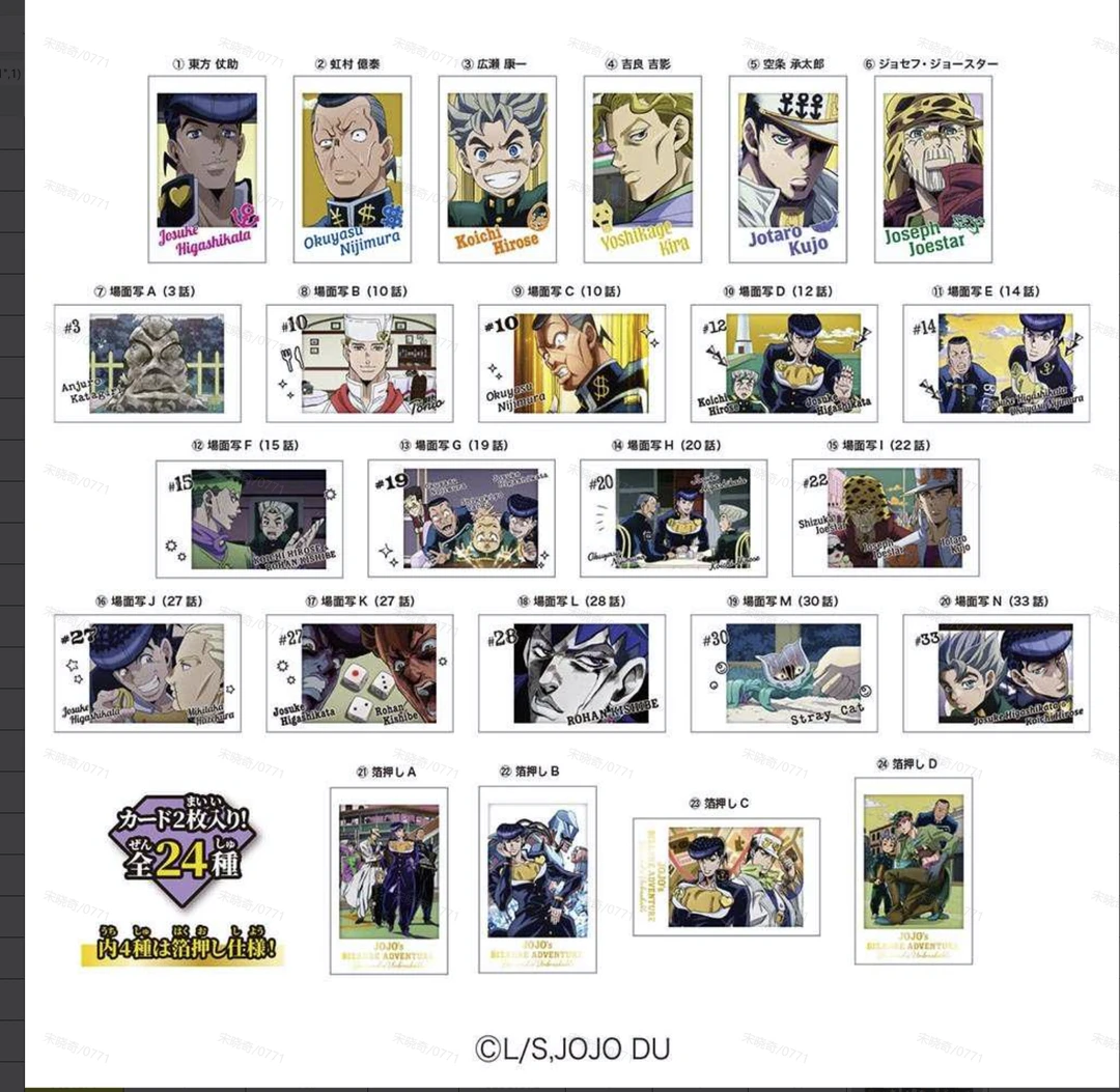 jojo 拍立得 潮玩盲盒 同意代拆