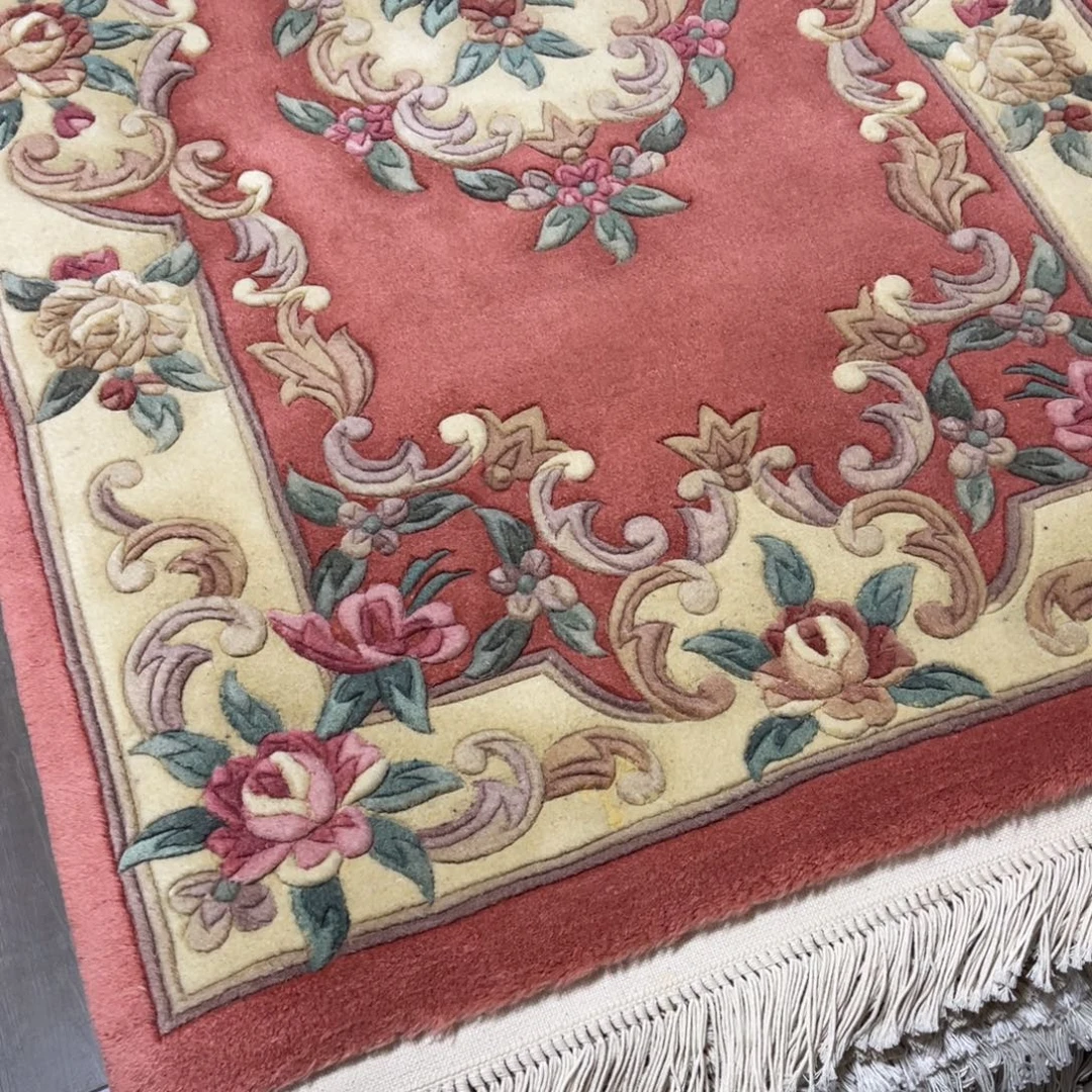 羊毛90×150纯手工羊毛加厚地毯