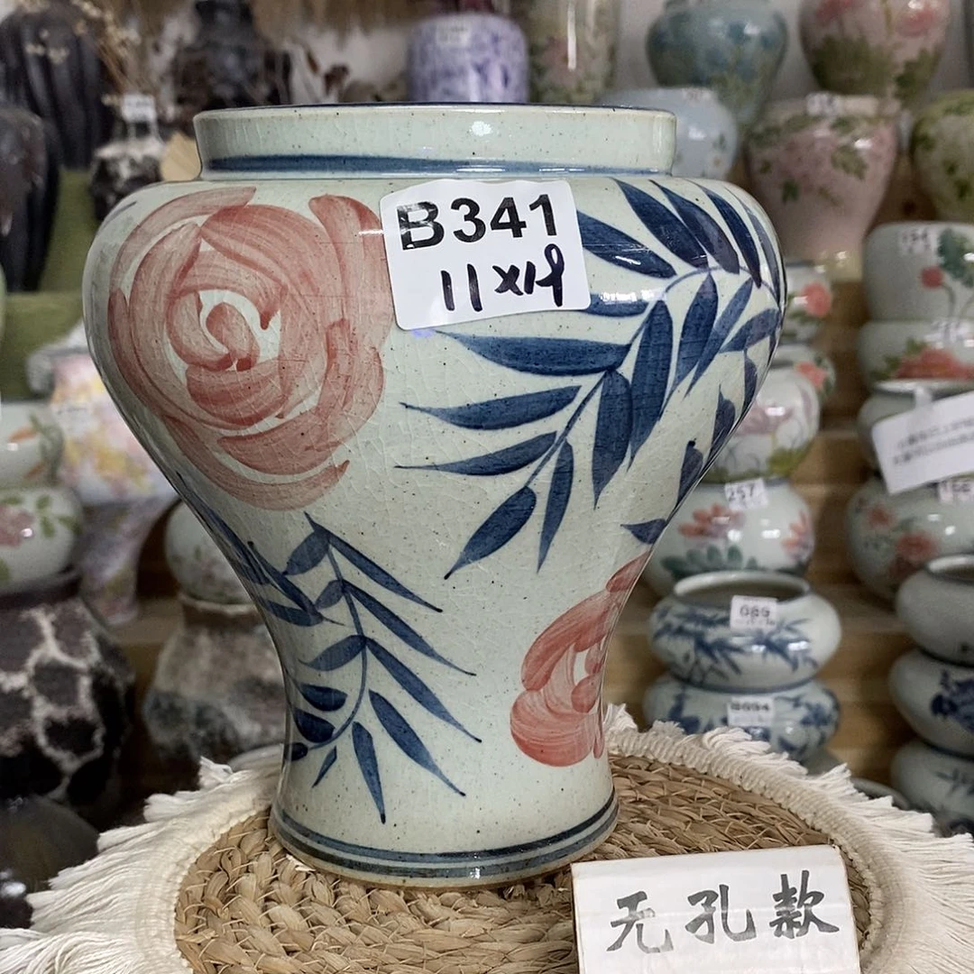 景德镇瓷韵手工陶瓷花盆 B341