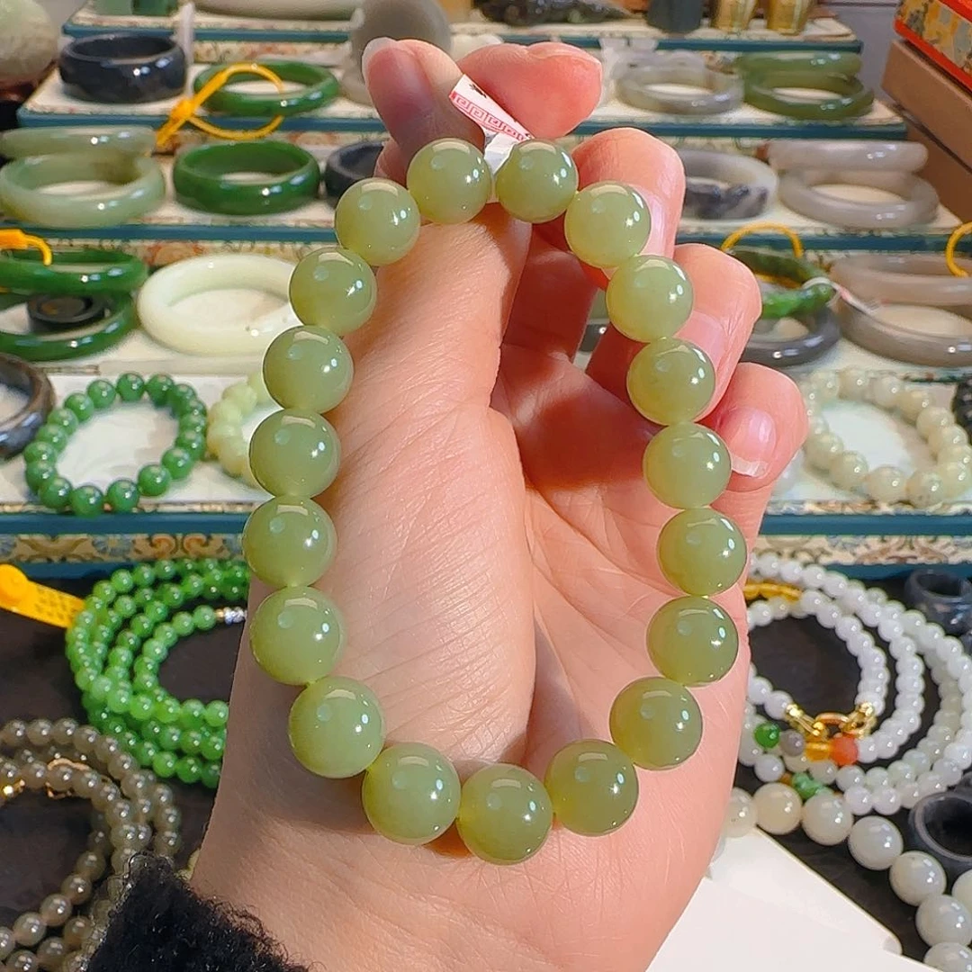 未镶嵌手串和田玉黄口手串