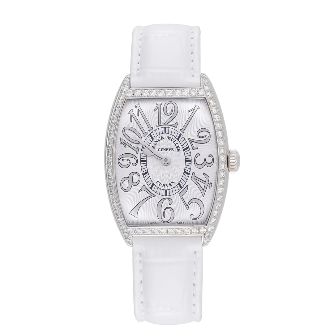 99新 Franck Muller/法兰克穆勒 2852白盘银字原钻/WHP039864