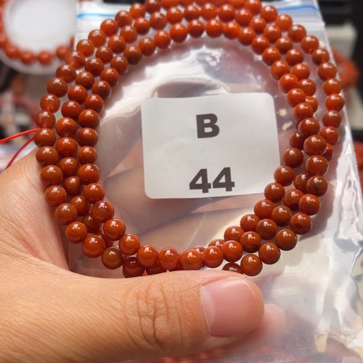 未镶嵌多样性发货默认微瑕称重6m m南红玛瑙