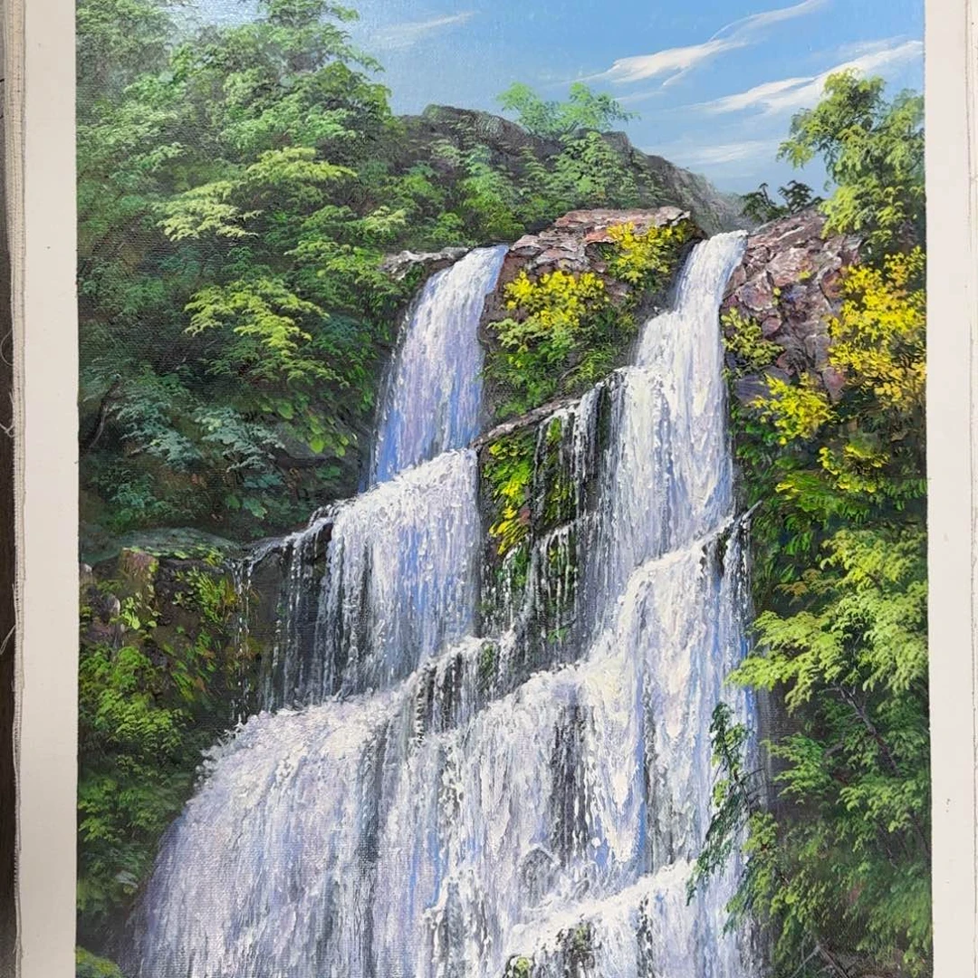 油画加油加油努力加油加油