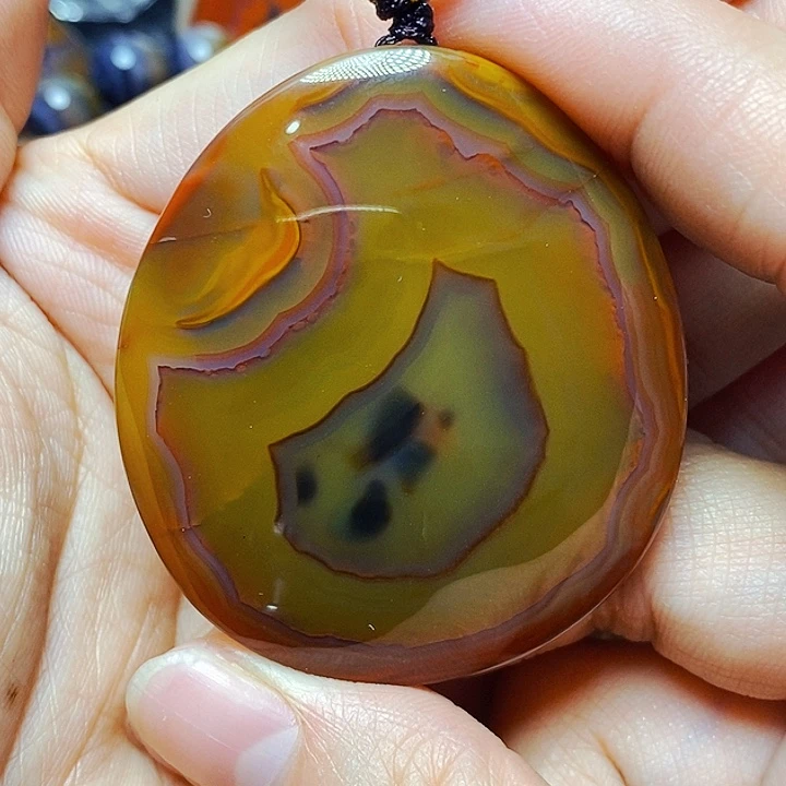 玛瑙/玉髓吊坠(不含链)未镶嵌