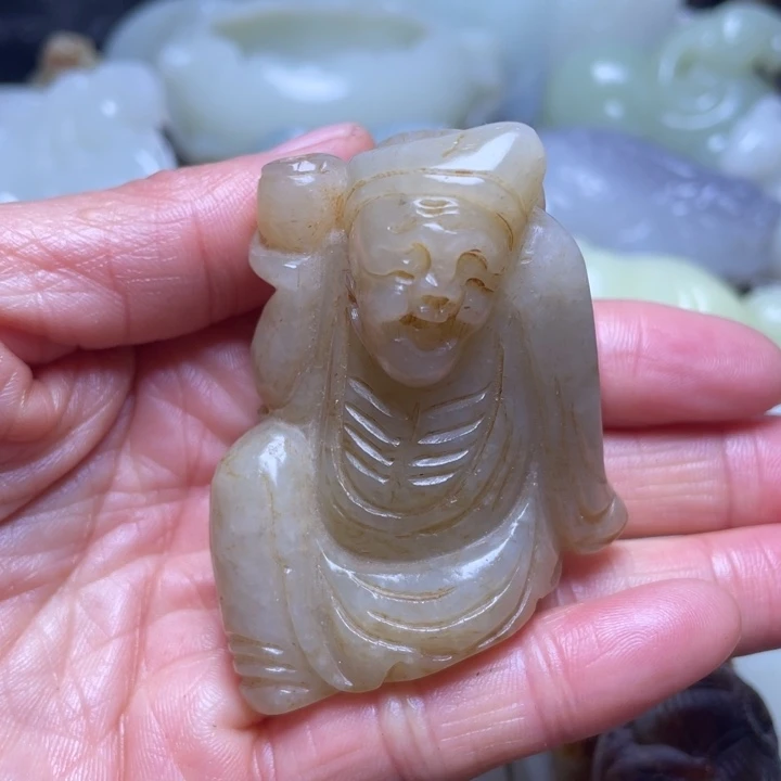 和田玉吊坠(不含链)未镶嵌