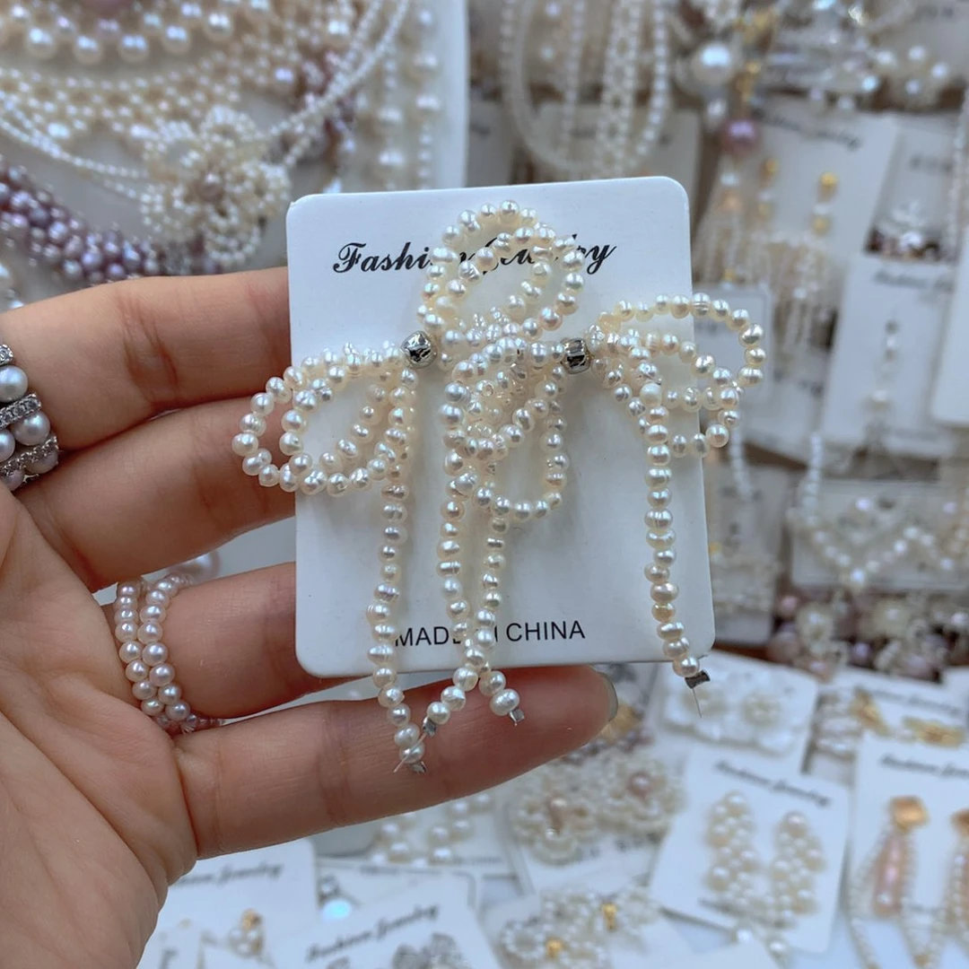 颈饰合金淡水珍珠