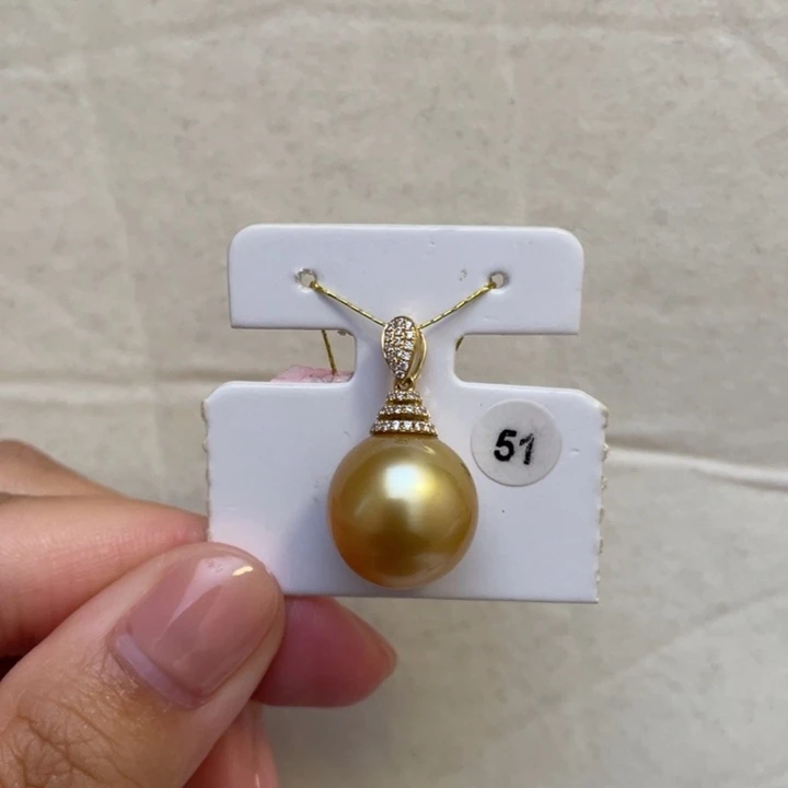 海水珍珠18K金镶嵌颈饰