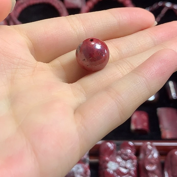 天然辰砂熊*朱砂天然