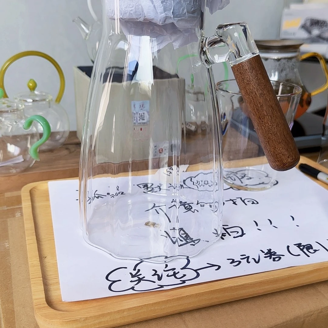 简***单6号高硼硅孤品青莲冷水壶