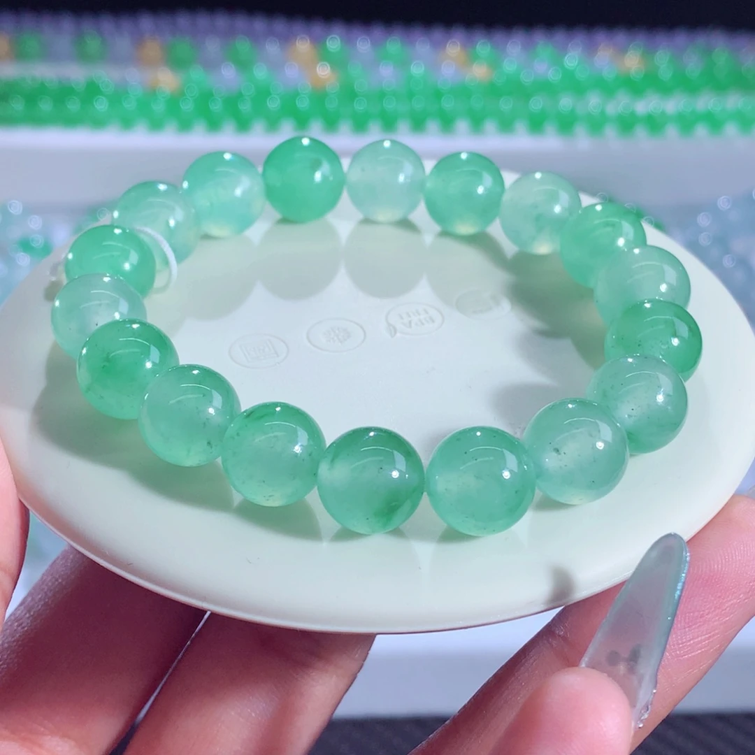 翡翠未镶嵌手链天然缅甸A货