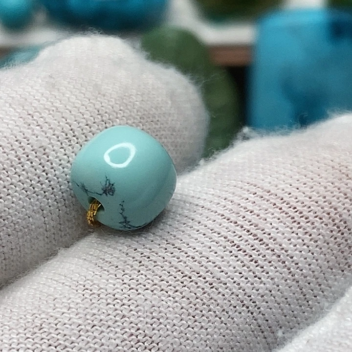 绿松石未镶嵌天然原矿 地大质检