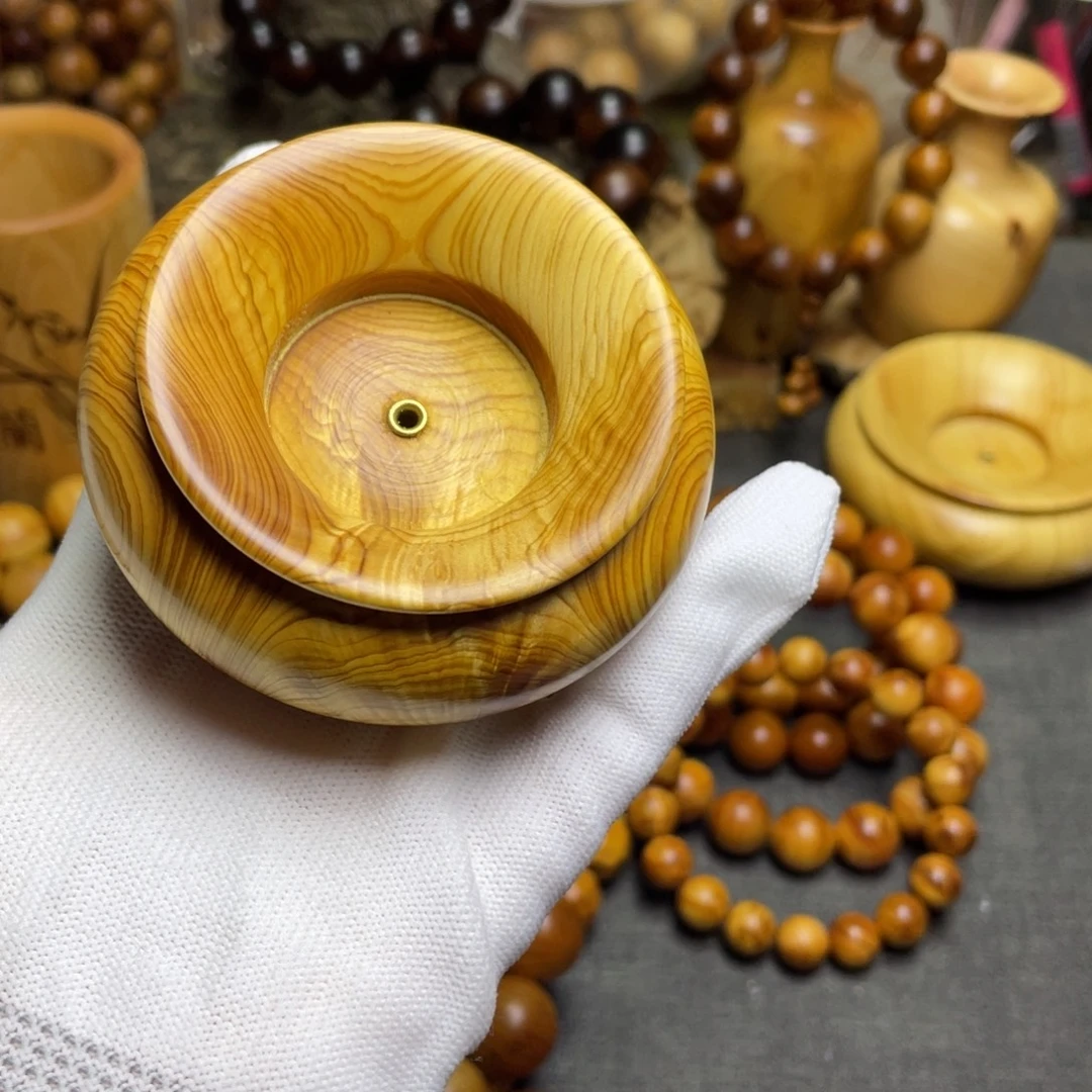 柏木（崖柏）闪电香炉