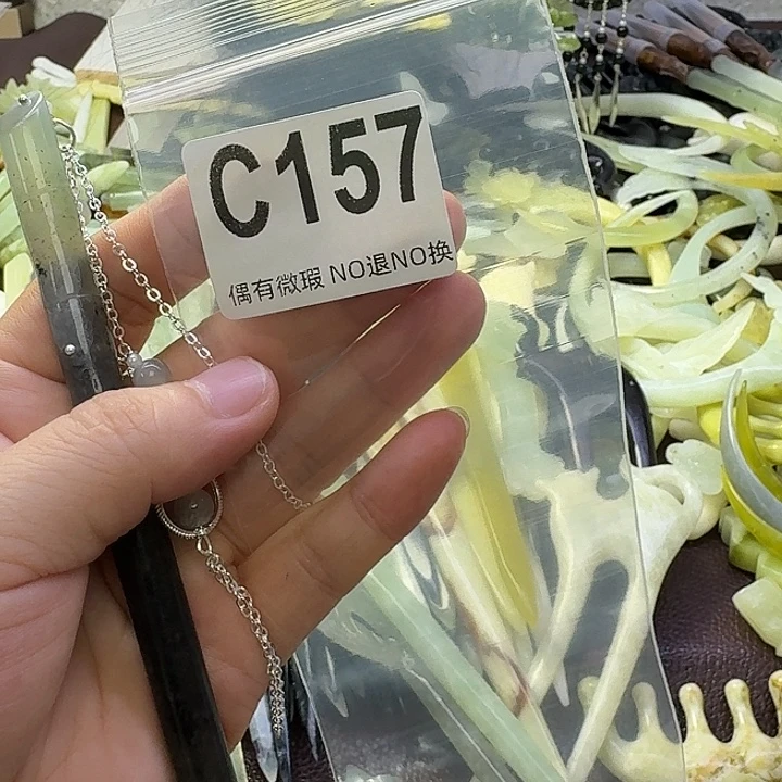 *****合金蛇纹石玉发饰