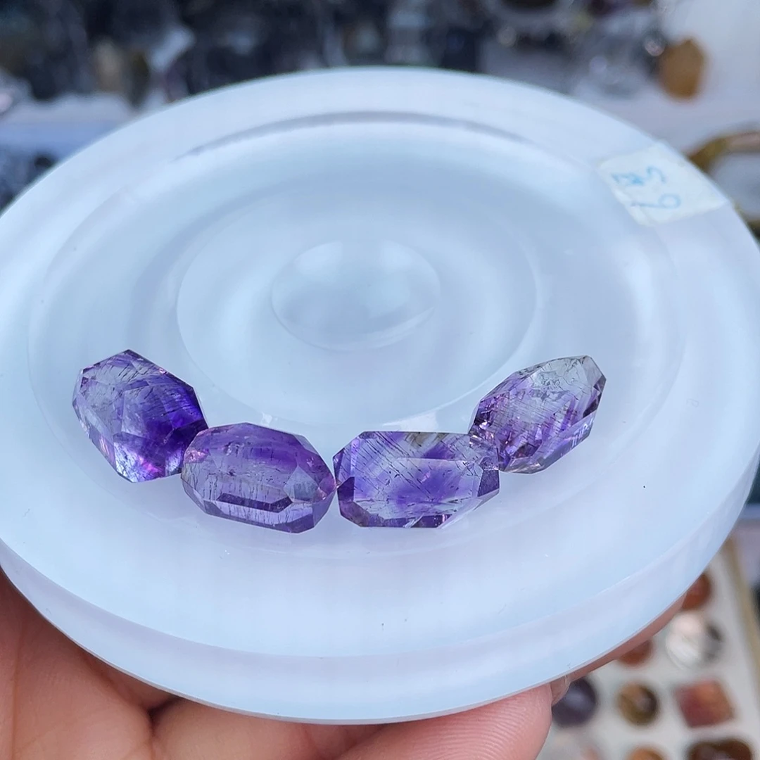 水晶单珠打孔不退不换未镶嵌