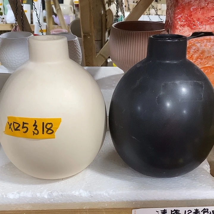 陶盆有孔 瑕疵针孔漏釉介意勿拍外口 5外高18