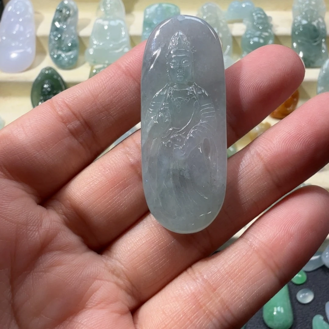 旺***包翡翠未镶嵌颈饰翡翠