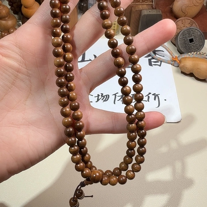 檀香木印度迈索尔老山檀香黑金0.6/108横纹沉水