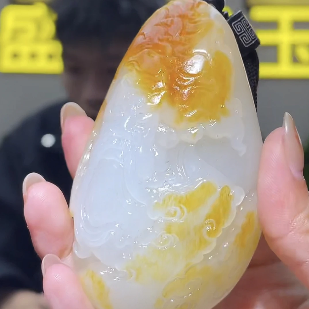 手把件货玉石把玩件文玩摆件D2