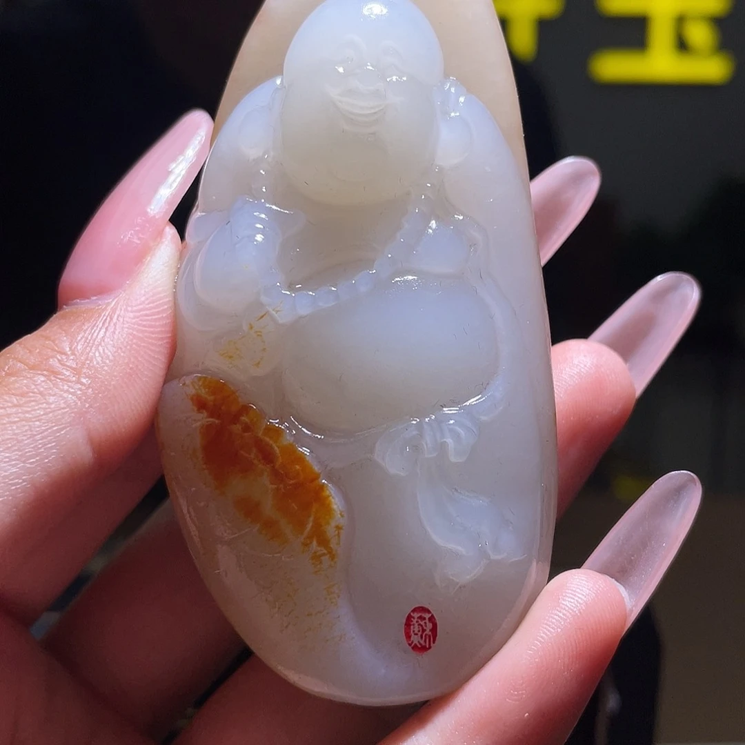 和田玉未镶嵌颈饰D2