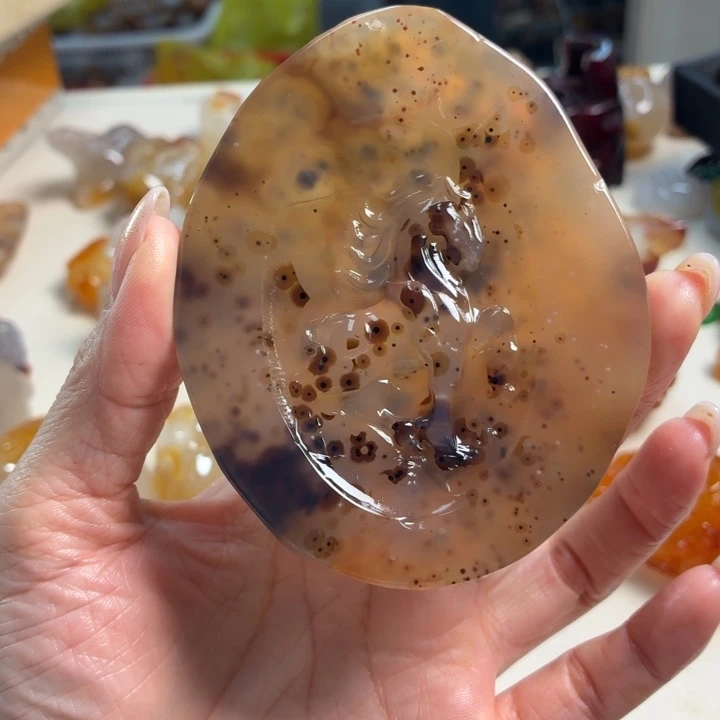 玛瑙/玉髓未镶嵌吊坠(不含链)