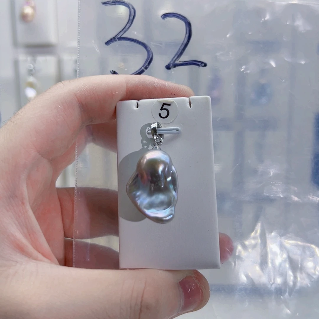 合金淡水珍珠颈饰