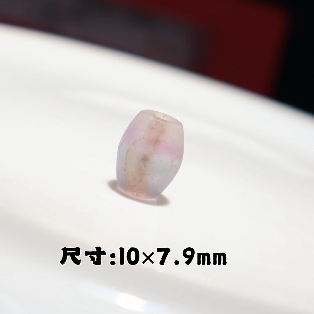 天然彩虹玛瑙桶珠